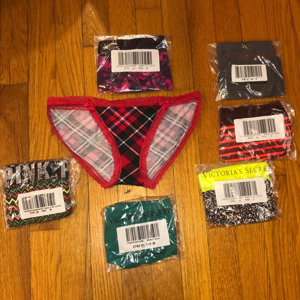 LOT OF NEW SEVEN VICTORIA SECRET PANTIES